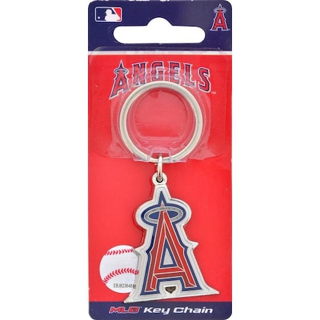 Hillman HILLMAN MLB Tempered Steel Silver Decorative Keychain 710936